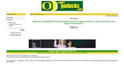 Desktop Screenshot of mail.goducks.com